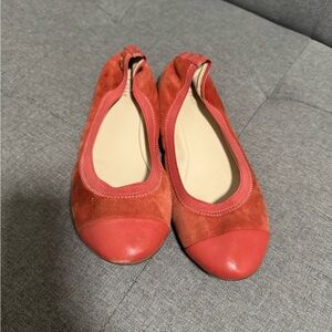 Cole haan red ballet flats
